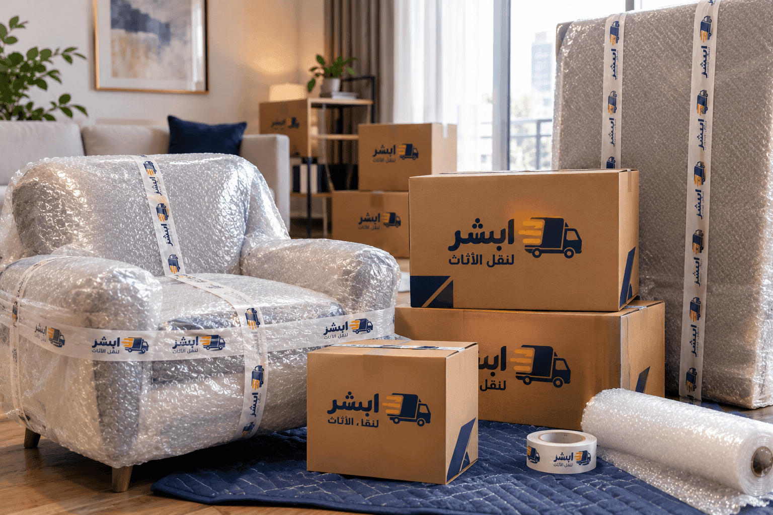 تغليف الأثاث بمواد عالية الجودة
